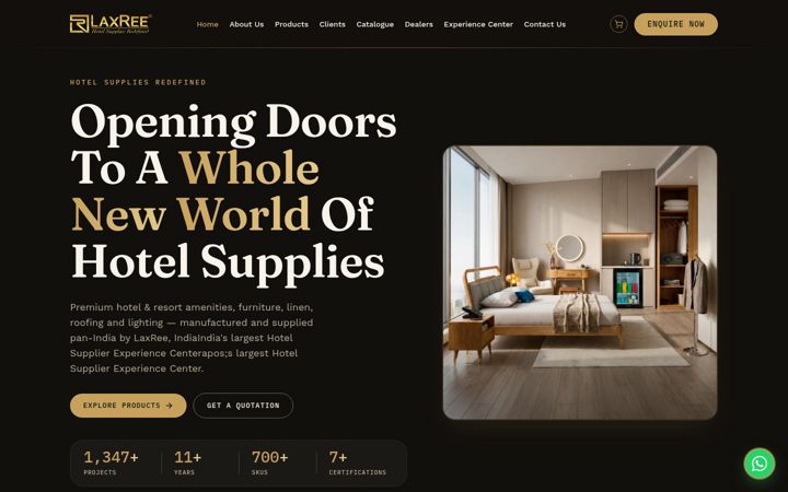 Screenshot of laxree.com