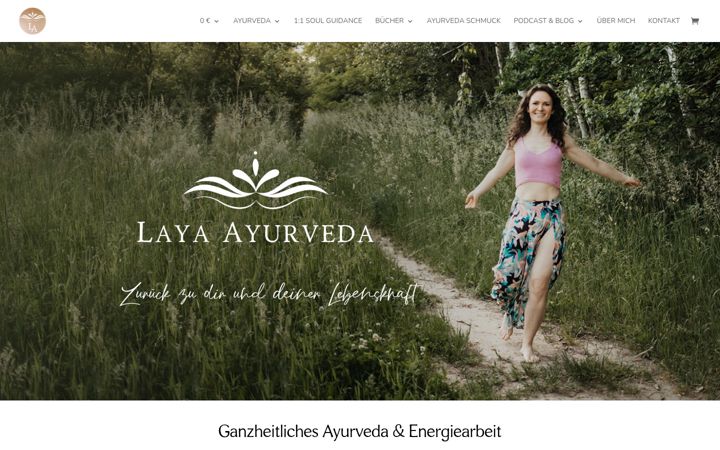 Screenshot of laya-ayurveda.de