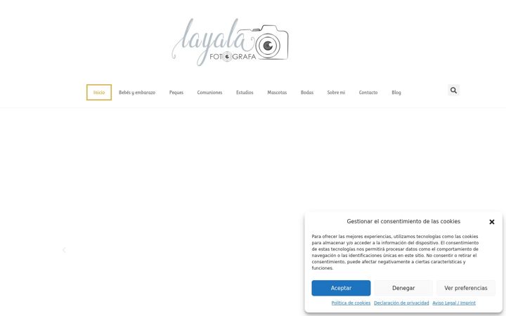 Screenshot of layalafotografa.com