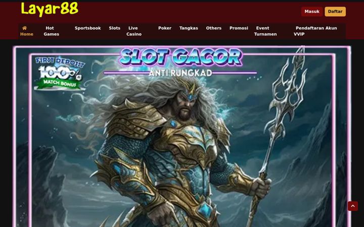 Screenshot of layar88slot.com