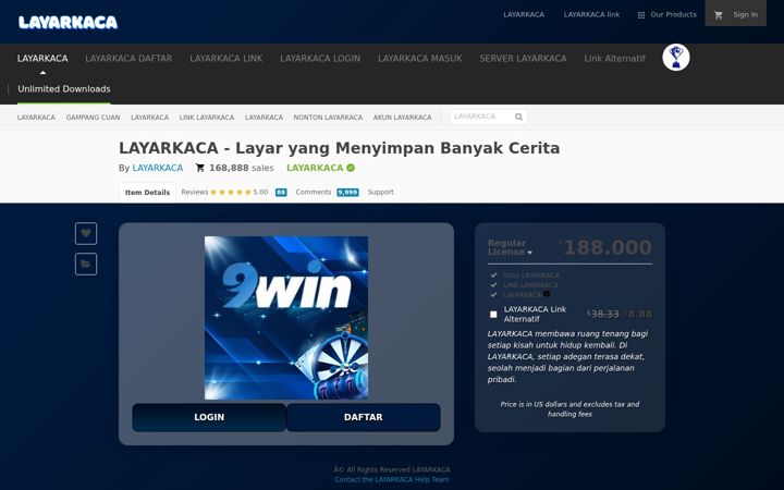 Screenshot of layarkaca.org