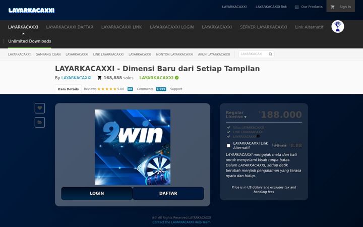 Screenshot of layarkacaxxi.org
