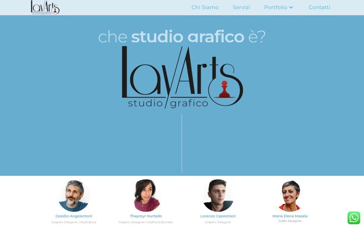 Screenshot of layarts.it