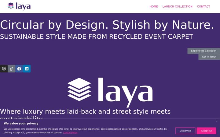 Screenshot of layauplife.com