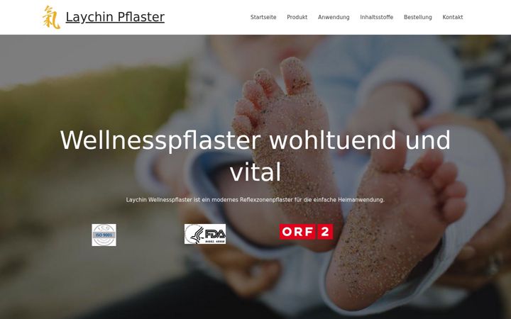 Screenshot of laychin-pflaster.at