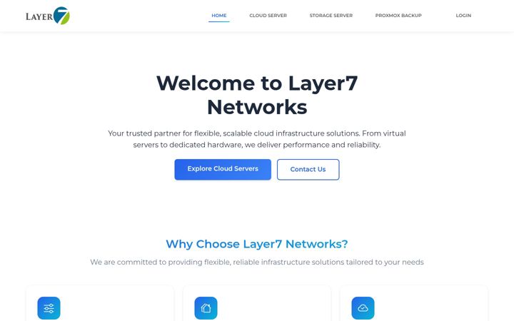 Screenshot of layer7.net