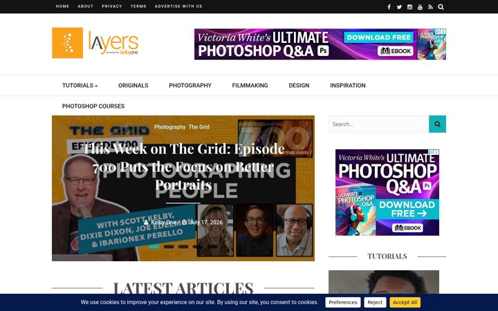 Screenshot of layersmagazine.com