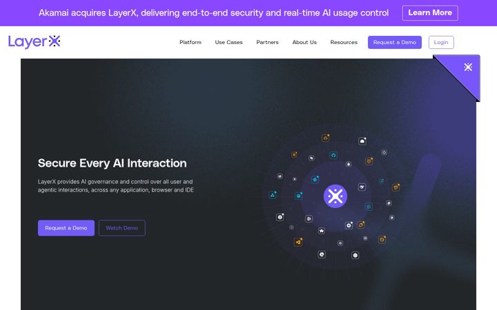 Skjermbilde av layerxsecurity.com