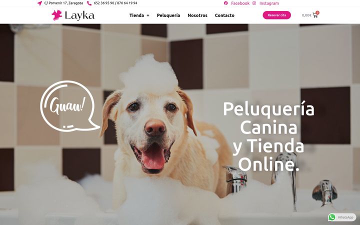 Screenshot of laykabelleza.es