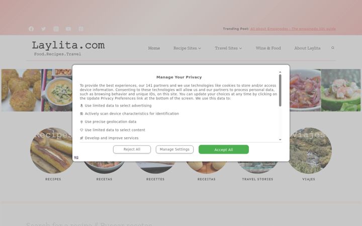 Screenshot of laylita.com
