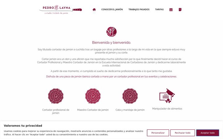 Screenshot of laynacortador.com