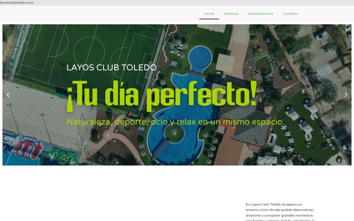 Screenshot of layosclubtoledo.com
