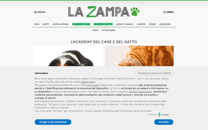Screenshot of lazampa.it