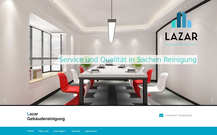 Screenshot of lazar-reinigung.de