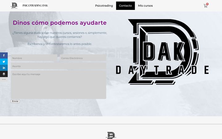 Screenshot of lazaroleon.com