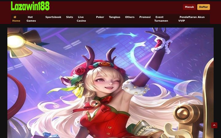 Screenshot of lazawin188.com