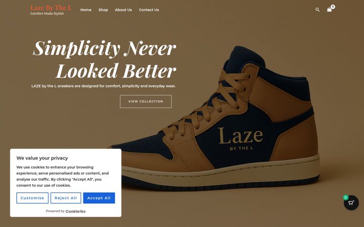 Screenshot of lazebythel.com