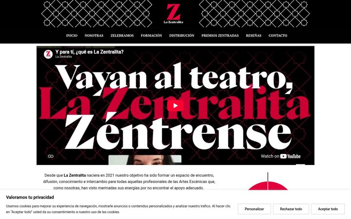 Screenshot of lazentralita.com