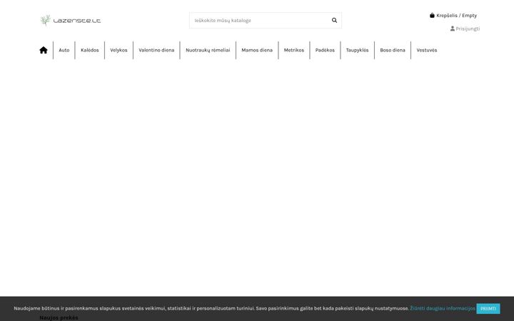 Screenshot of lazeriste.lt