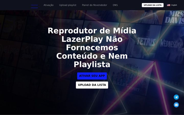 Screenshot of lazerplay.io