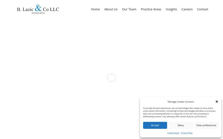 Screenshot of lazicco.com