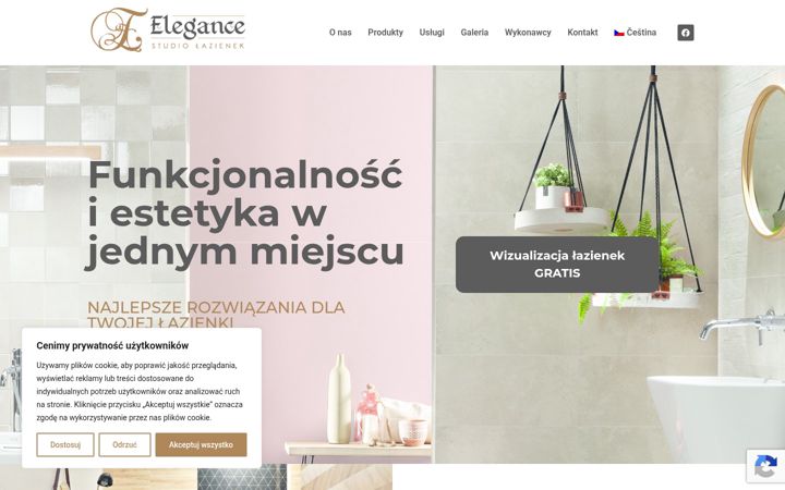 Screenshot of lazienkielegance.pl