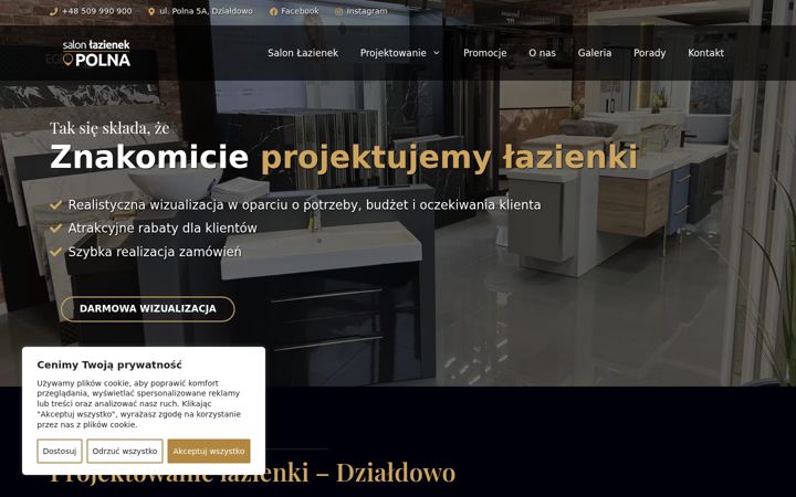 Screenshot of lazienkipolna.pl