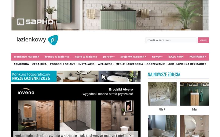 Screenshot of lazienkowy.pl
