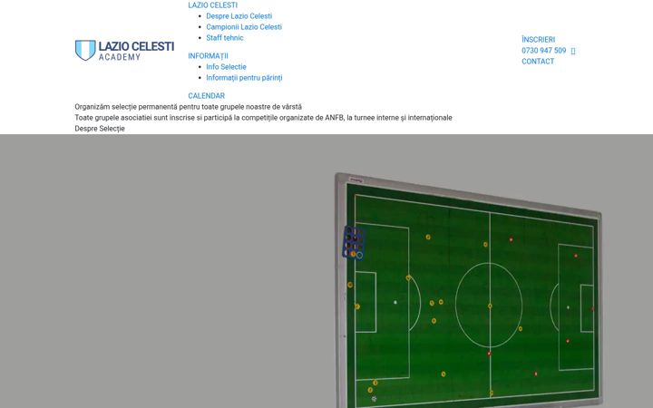 Screenshot of laziocelesti.ro