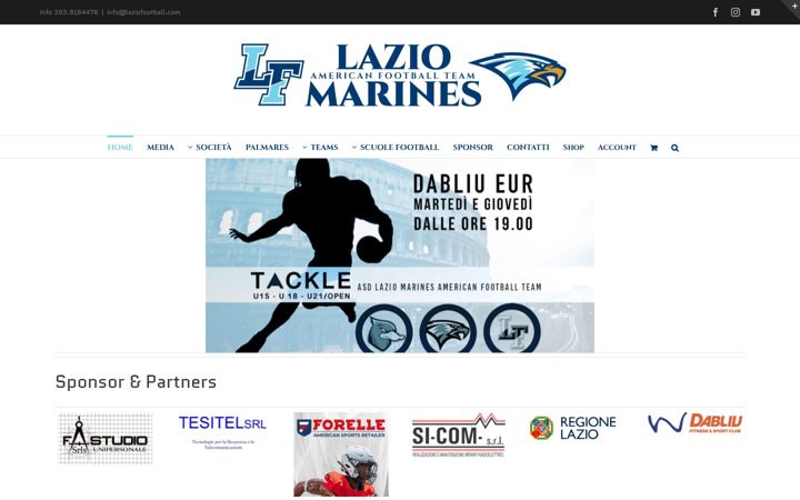 Screenshot of laziofootball.com