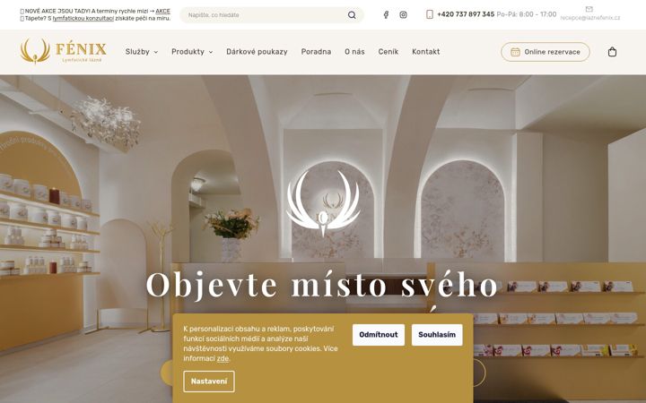Screenshot of laznefenix.cz