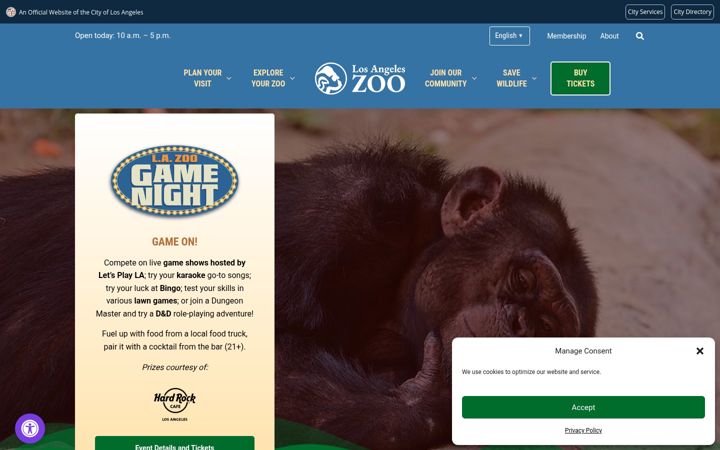 Screenshot of lazoo.org