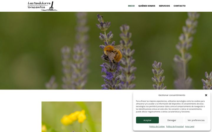 Screenshot of laztandulurra.com