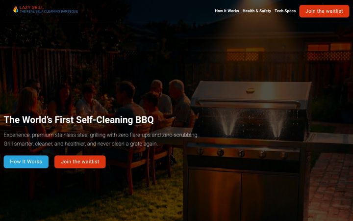 Screenshot of lazygrill.it