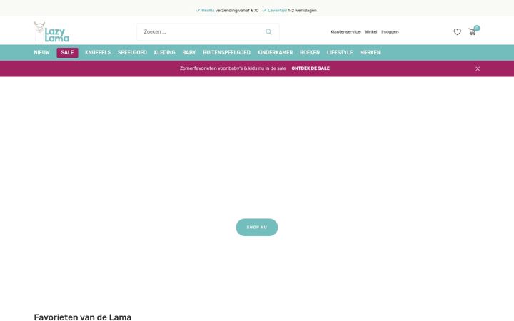 Screenshot of lazylama.nl