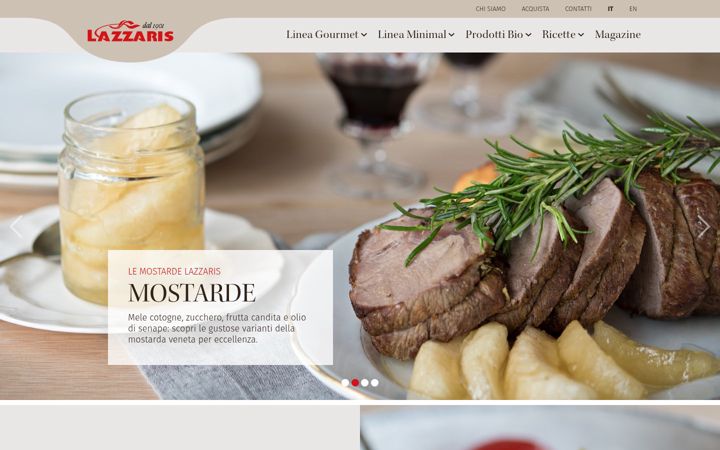Screenshot of lazzaris.com