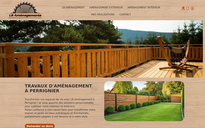 Screenshot of lb-amenagement.fr