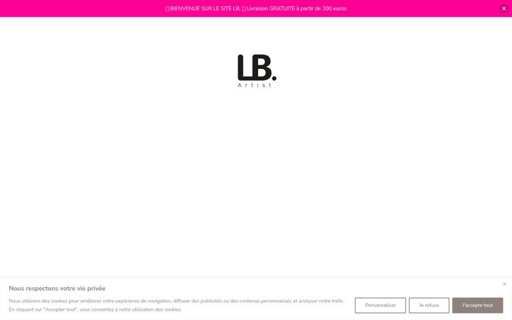 Screenshot of lb-artist.fr