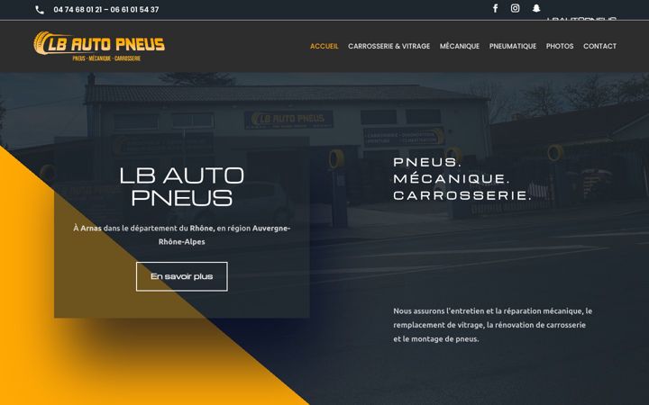 Screenshot of lb-auto-pneus.fr