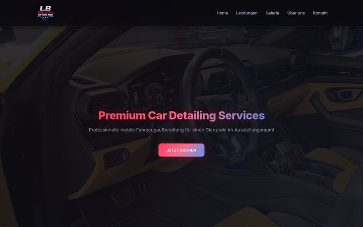 Screenshot of lb-cardetailing.com