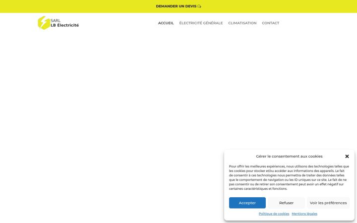Screenshot of lb-electricite17.fr