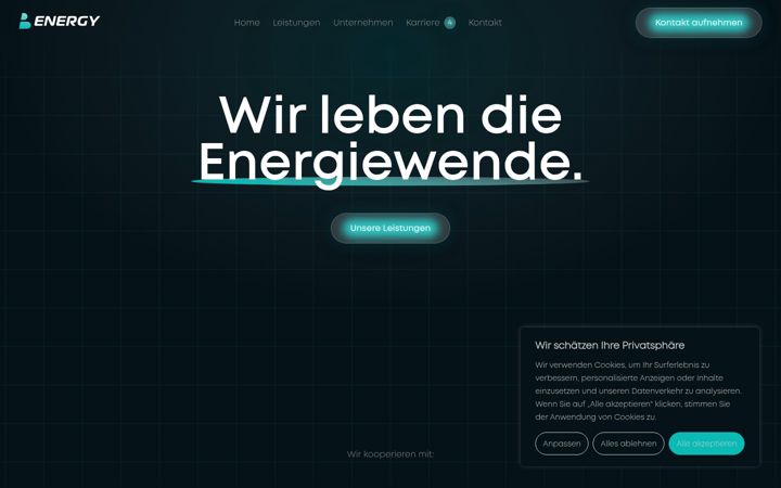 Screenshot of lb-energy.de