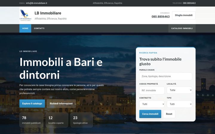 Screenshot of lb-immobiliare.it