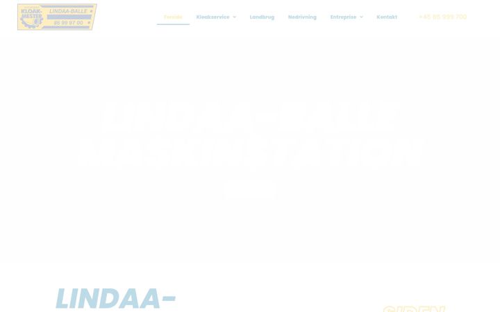 Screenshot of lb-maskinstation.dk