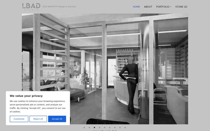 Screenshot of lbadstudio.com