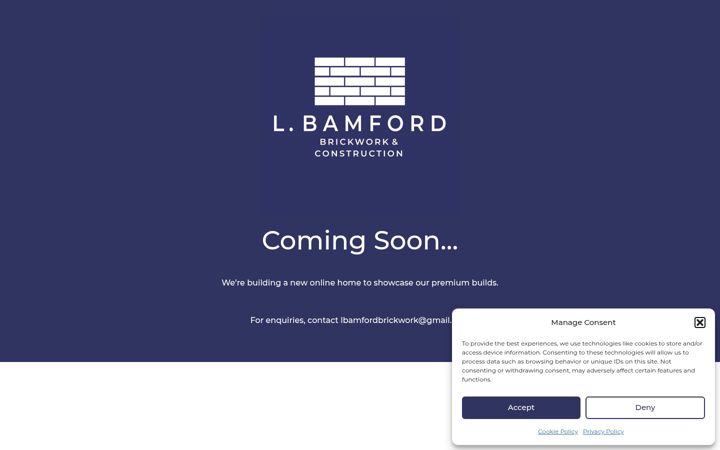Screenshot of lbamfordbuild.com