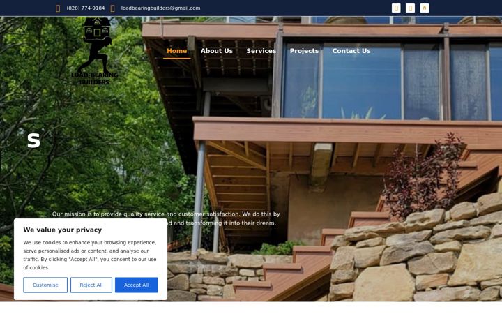 Screenshot of lbbuildersnc.com