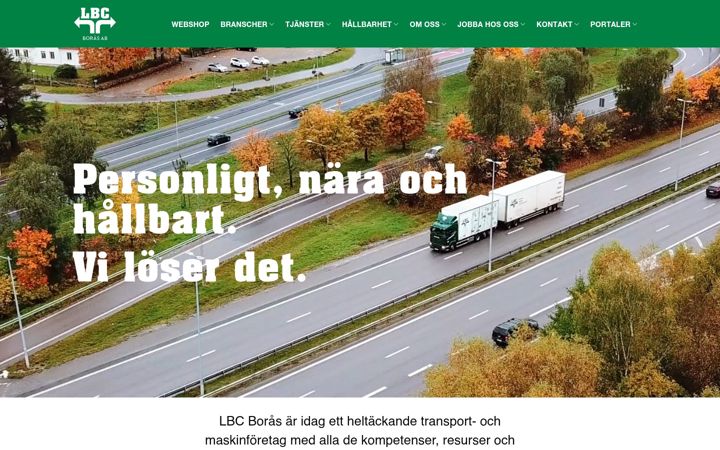 Skjámynd af lbc-boras.se