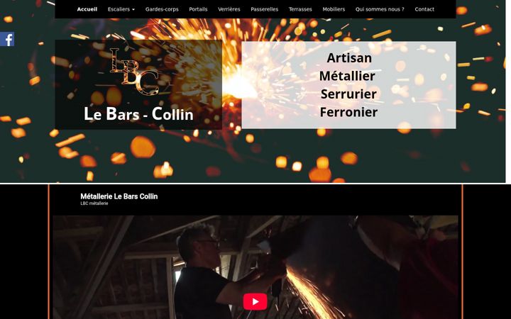 Screenshot of lbc-metallerie.fr