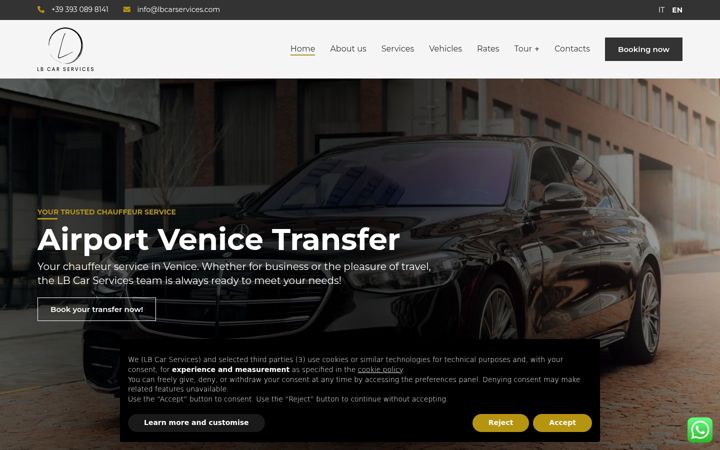 Screenshot of lbcarservices.com